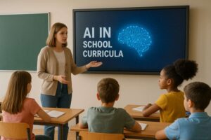 AI integration into school curricula involves teaching students exactly how AI works and how it affects life in general