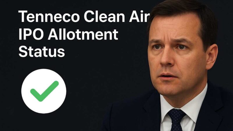 tenneco clean air ipo allotment status